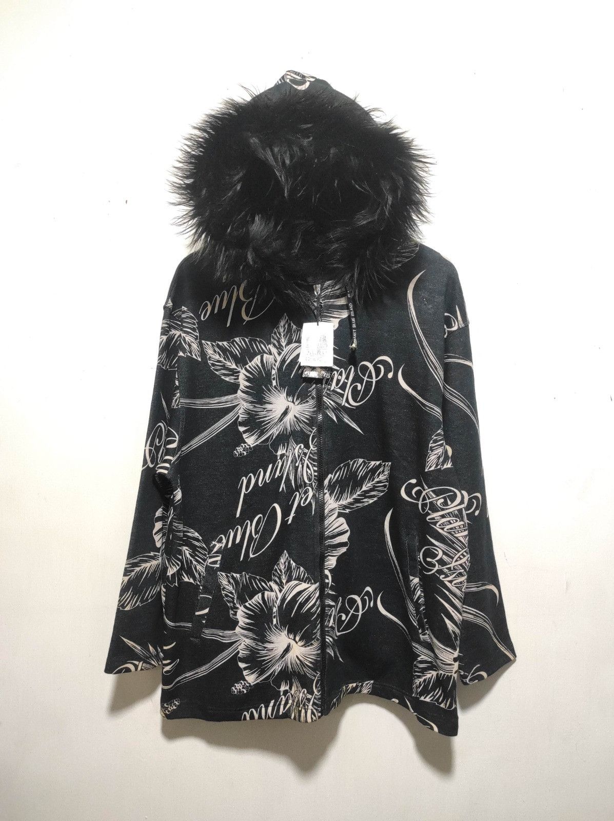 Japanese Brand Planet Blue Island zip fur hoodie Size US L / EU 52-54 / 3 - 2 Thumbnail