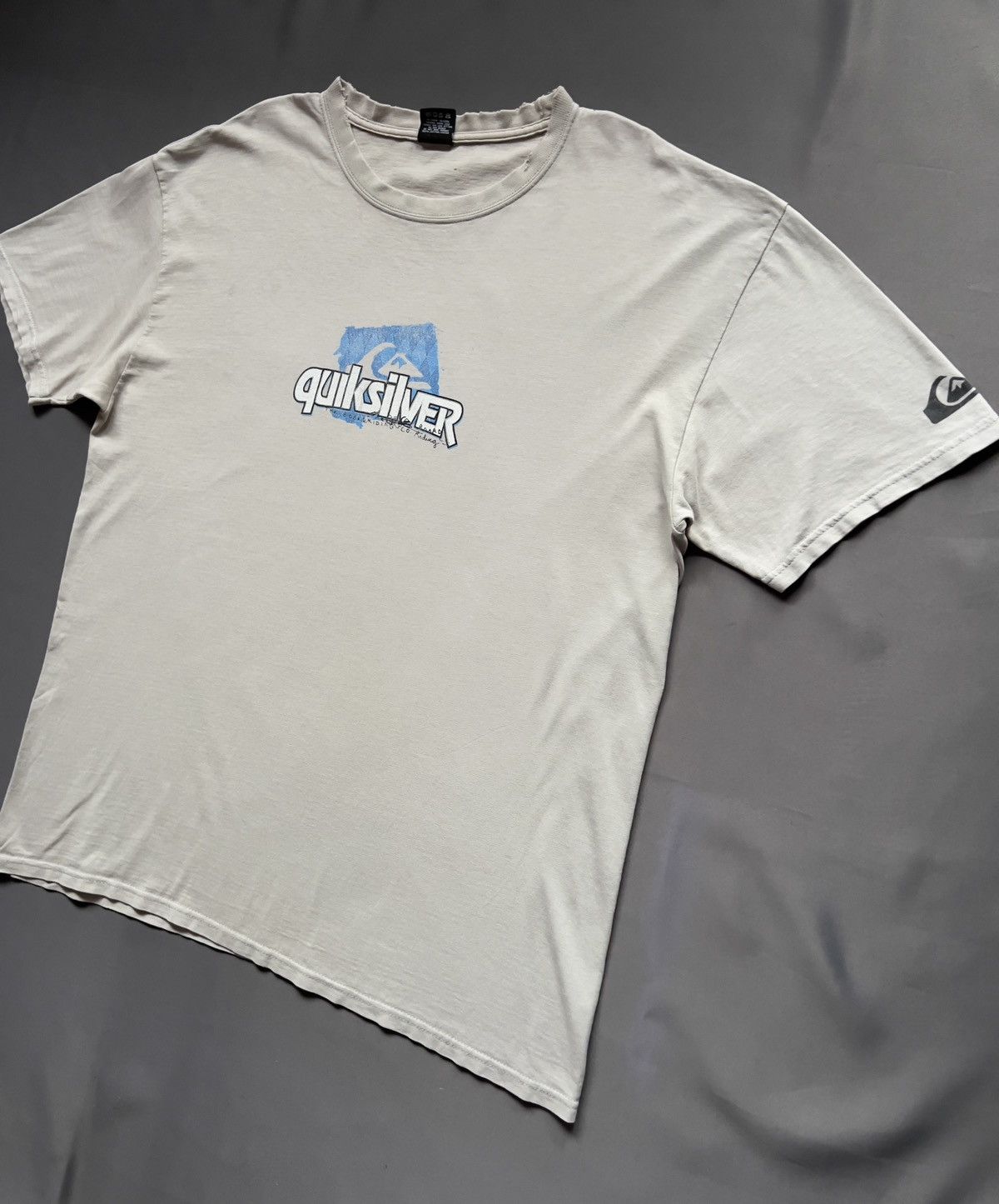 Quicksilver 90S Quiksilver Big Logo Vintage Y2K Oversized Retro T-Shirt Size US XL / EU 56 / 4 - 4 Thumbnail