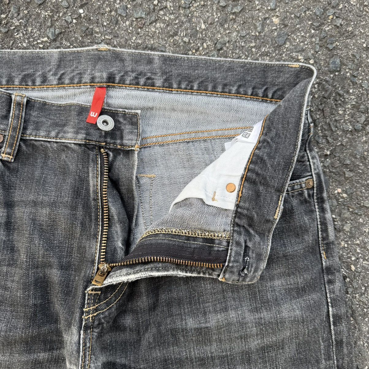 Japanese Brand W34 VINTAGE BLACK JAPANESE FADED DENIM JEAN PANTS Size US 34 / EU 50 - 9 Thumbnail