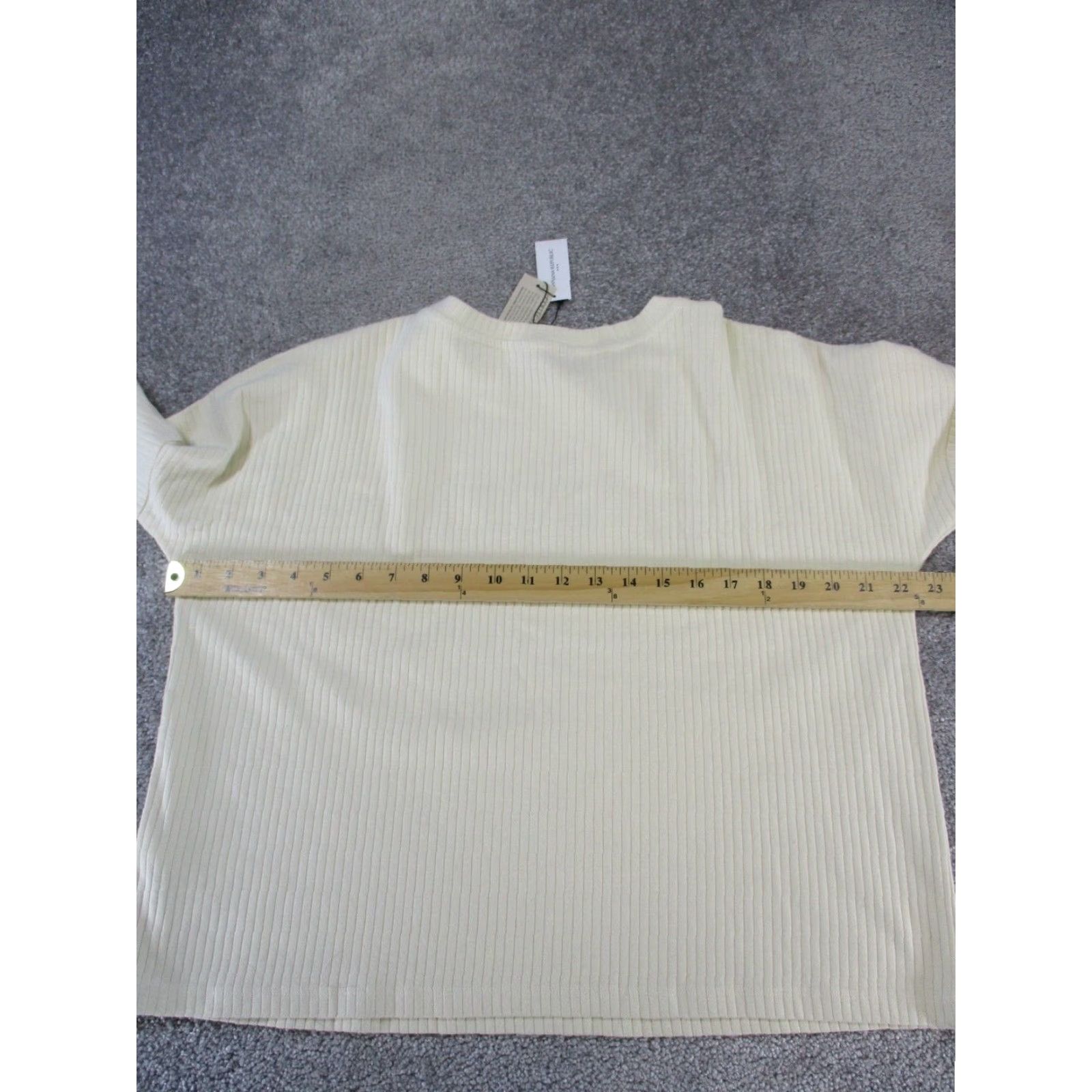 Banana Republic Banana Republic Sweater Womens XS Petite Ivory Cotton Pullover Long Sleeve Round Neck Knit Vintage? (no) Size XS / US 0-2 / IT 36-38 - 6 Thumbnail