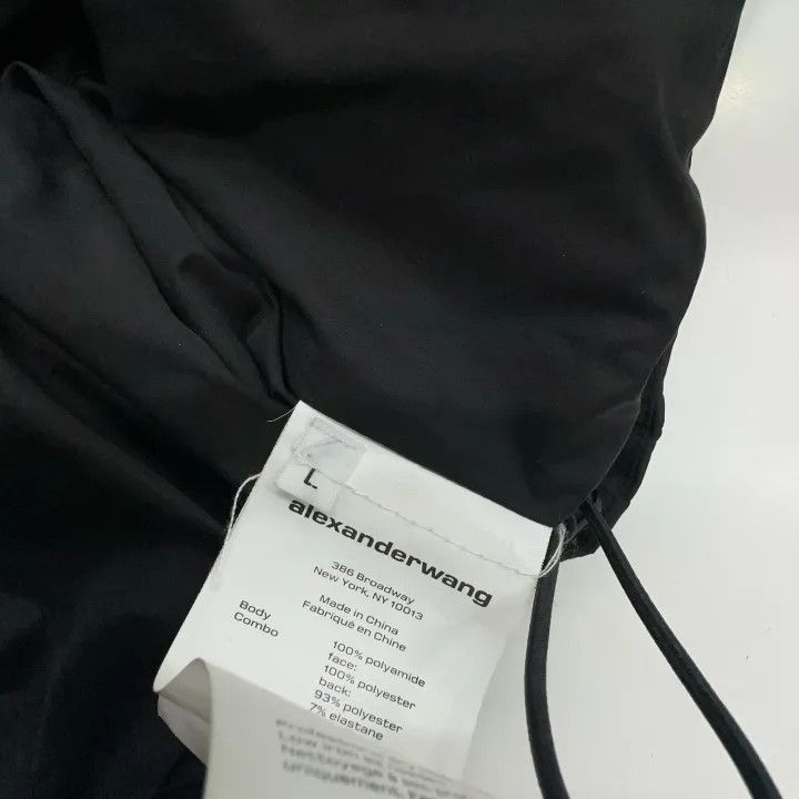 Alexander Wang Alexander Wang Black Logo Puffed Jacket for Women - Size L / US 10 / IT 46 - 4 Thumbnail