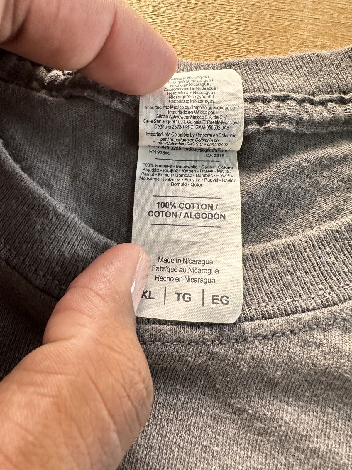 Gildan × Vintage Grey Greetings From Cass County, Dob Henley’s Tee Size US XL / EU 56 / 4 - 4 Thumbnail
