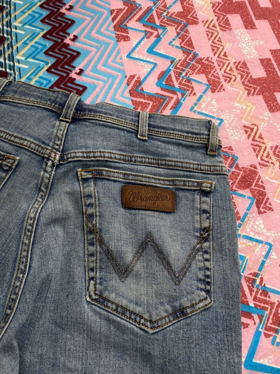 Vintage × Wrangler Wrangler Vintage Blue Distressed Denim F89 Size US 34 / EU 50 - 23 Thumbnail