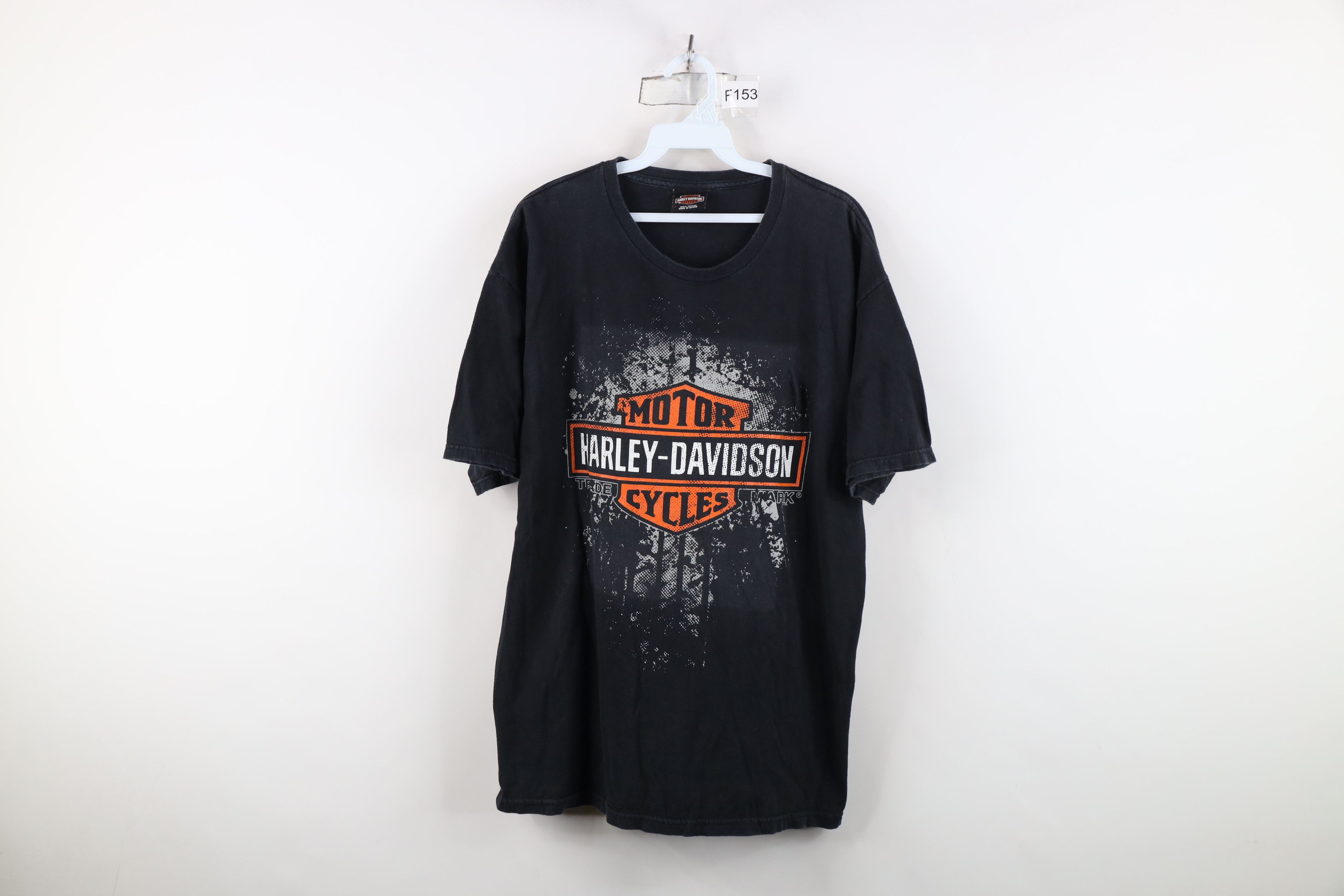 Harley Davidson Vintage Y2K Harley Davidson Spell Out Big Logo T-Shirt Black Size US L / EU 52-54 / 3 - 1 Thumbnail