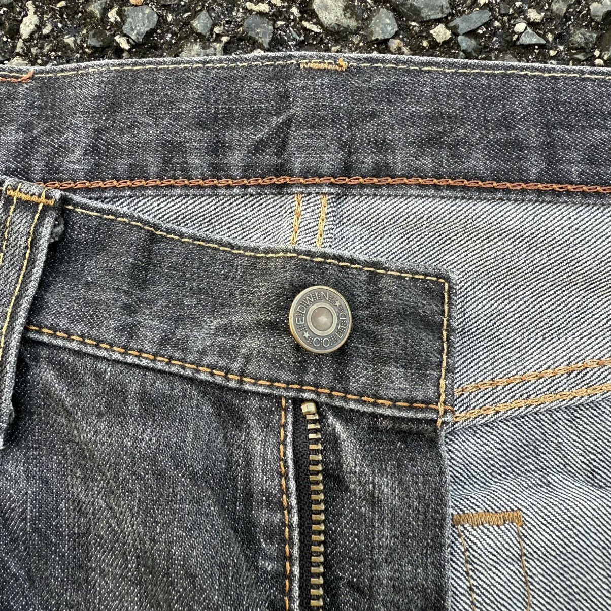 Edwin W33 VINTAGE EDWIN DENIM RIPPEP BLACK JEANS PANTS Size US 33 - 11 Thumbnail