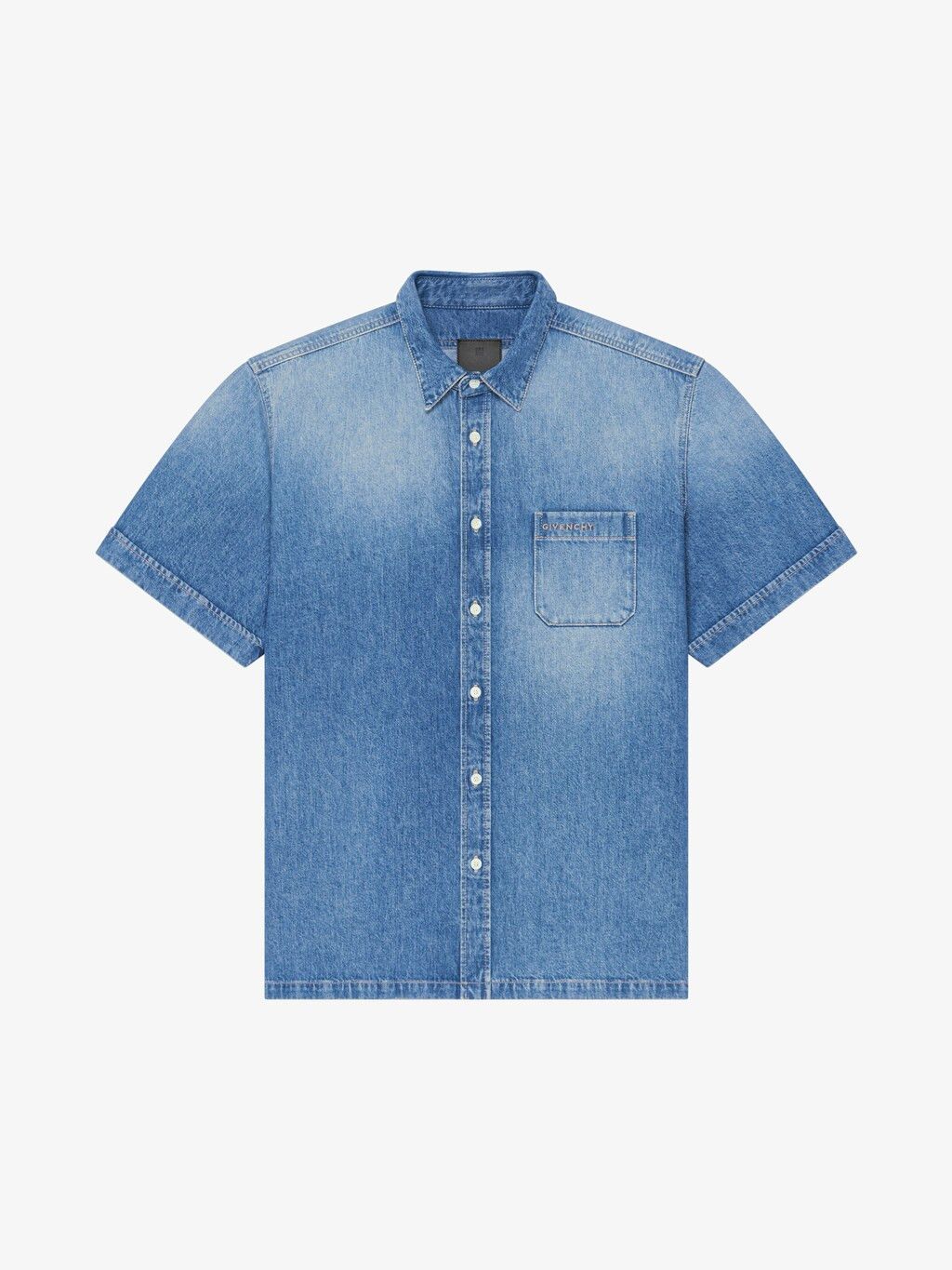 Givenchy o1srvl11e0125 Shirt In Denim in Indigo/Blue Size US S / EU 44-46 / 1 - 1 Thumbnail
