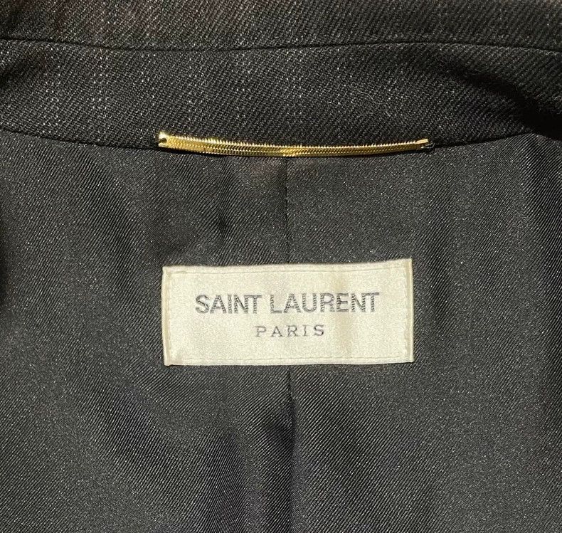 Saint Laurent Paris Saint Laurent ParisStriped double-breasted black jacket 25 Size XS / US 0-2 / IT 36-38 - 4 Thumbnail