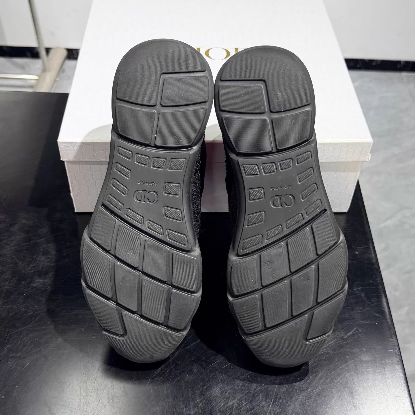 Dior Dior B21 Woven Mesh Black Sneakers Size US 8.5 / IT 38.5 - 7 Thumbnail