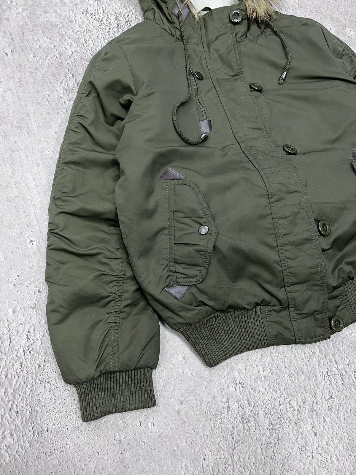 Hysteric Glamour × If Six Was Nine × Le Grande Bleu (L.G.B.) Japanese Punk Grunge Fur bomber STUDDED JACKET opium style Size US M / EU 48-50 / 2 - 6 Thumbnail