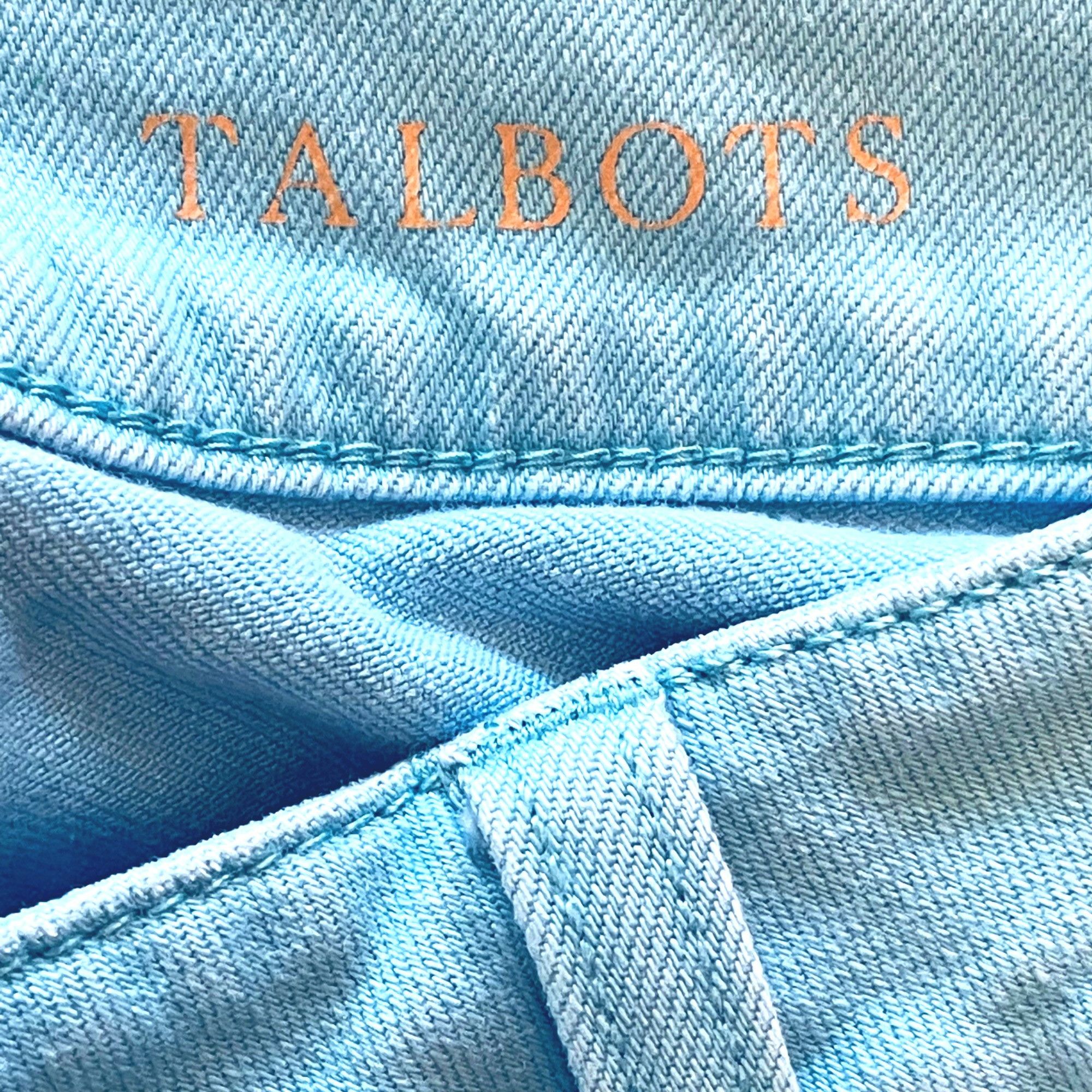 Talbots Talbots Heritage Ankle Jeans Women's 10 Turquoise Stretch Size 30" / US 8 / IT 44 - 10 Thumbnail