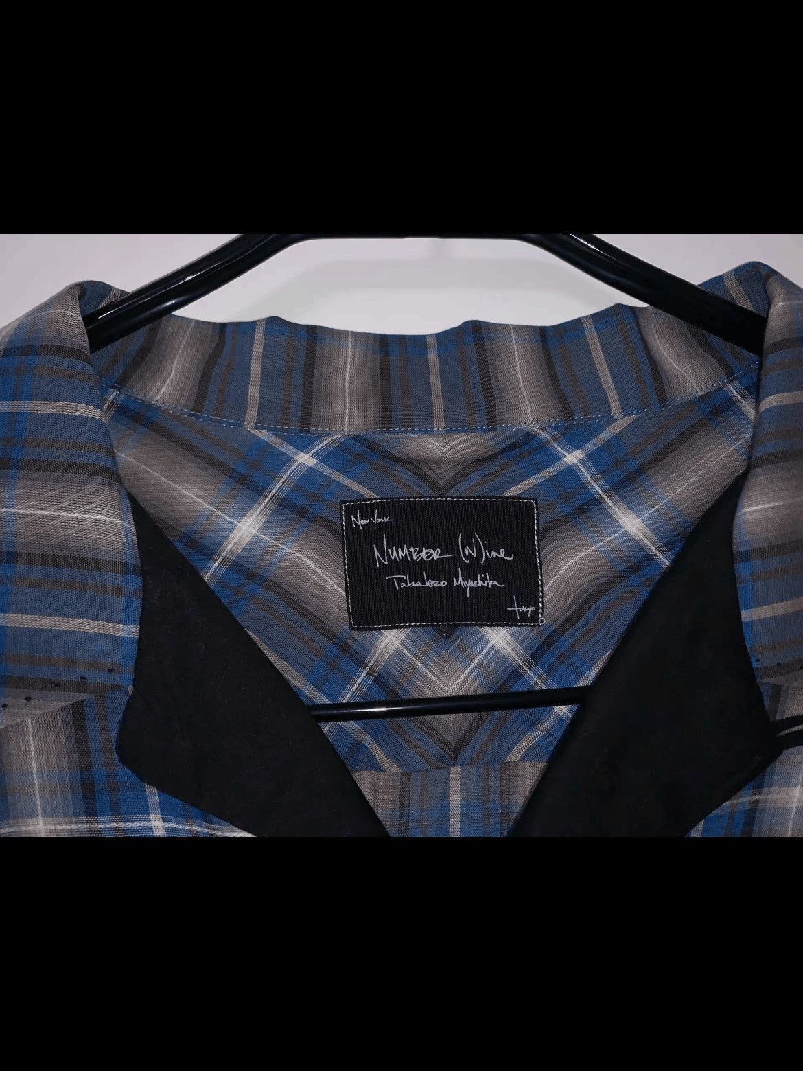 Number (N)ine Sz 3 Number Nine Plaid Shirt-2508 Size US L / EU 52-54 / 3 - 3 Thumbnail