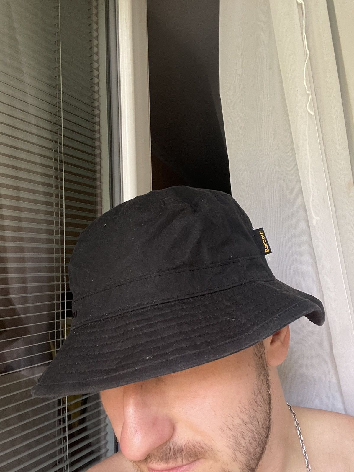 Barbour × Vintage Vintage 00s Barbour Wax Bucket hat style Size ONE SIZE - 5 Thumbnail