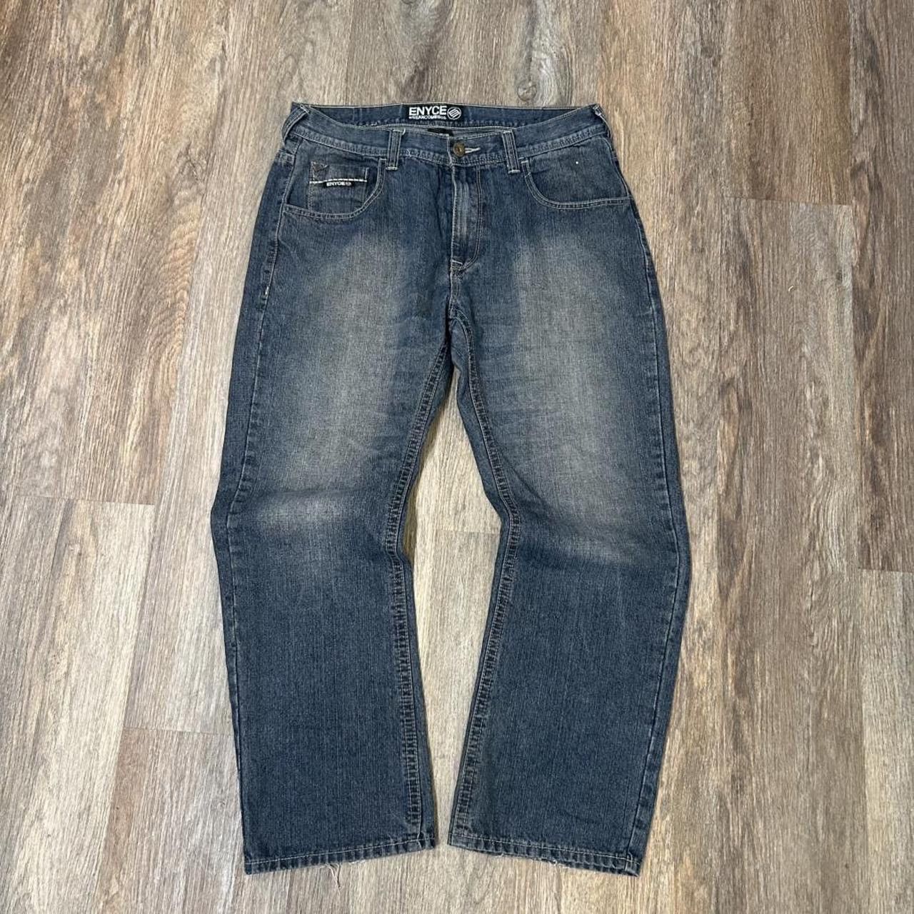 Enyce Y2K Enyce Embroidered Wide Leg Jeans Size 30 Size US 30 / EU 46 - 4 Thumbnail