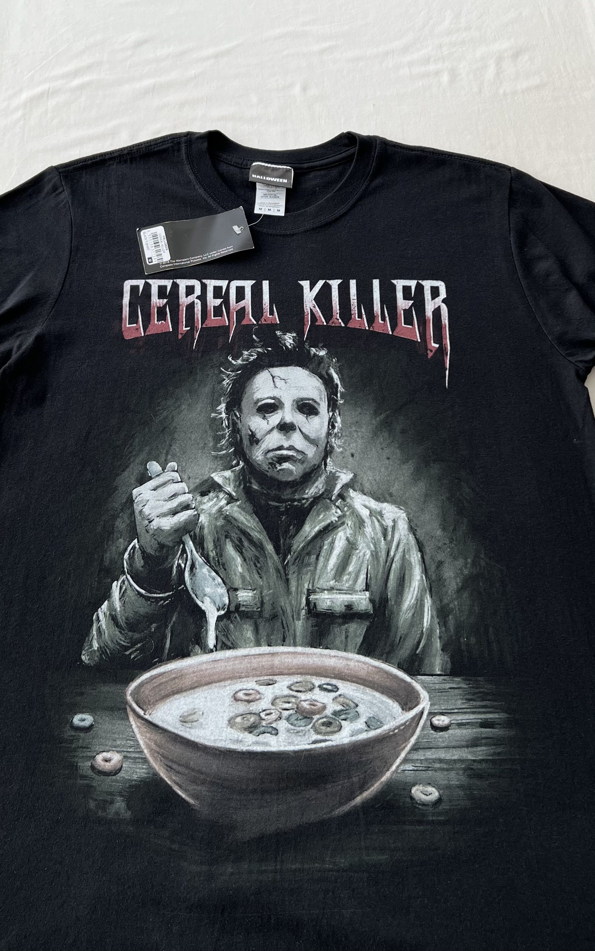 Expert Horror Vintage 2018 Halloween Michael Myers Horror Black T-shirt Size US M / EU 48-50 / 2 - 4 Thumbnail