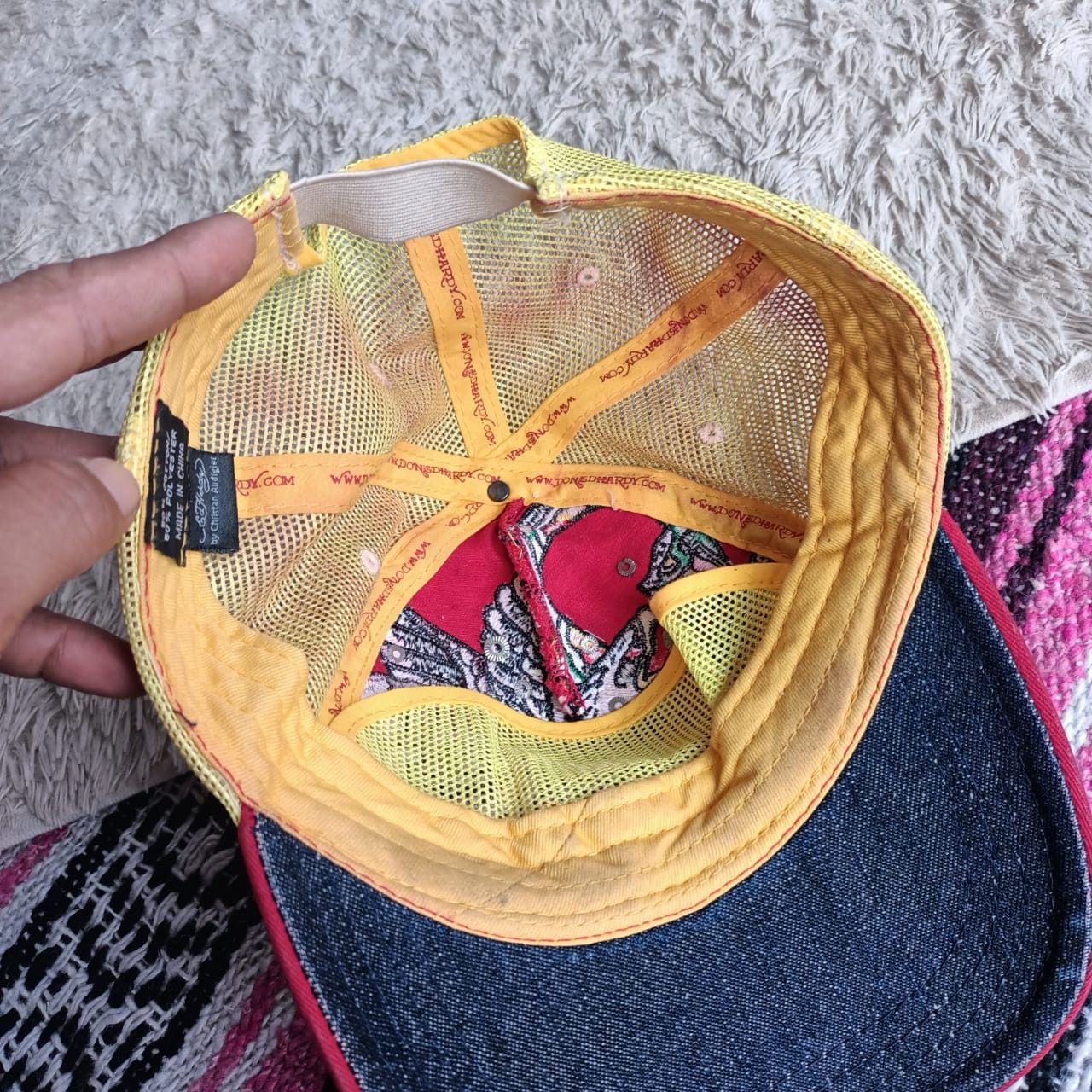 Ed Hardy Ed hardy skull eagle snake embroidery rhinestone hats Size ONE SIZE - 9 Thumbnail