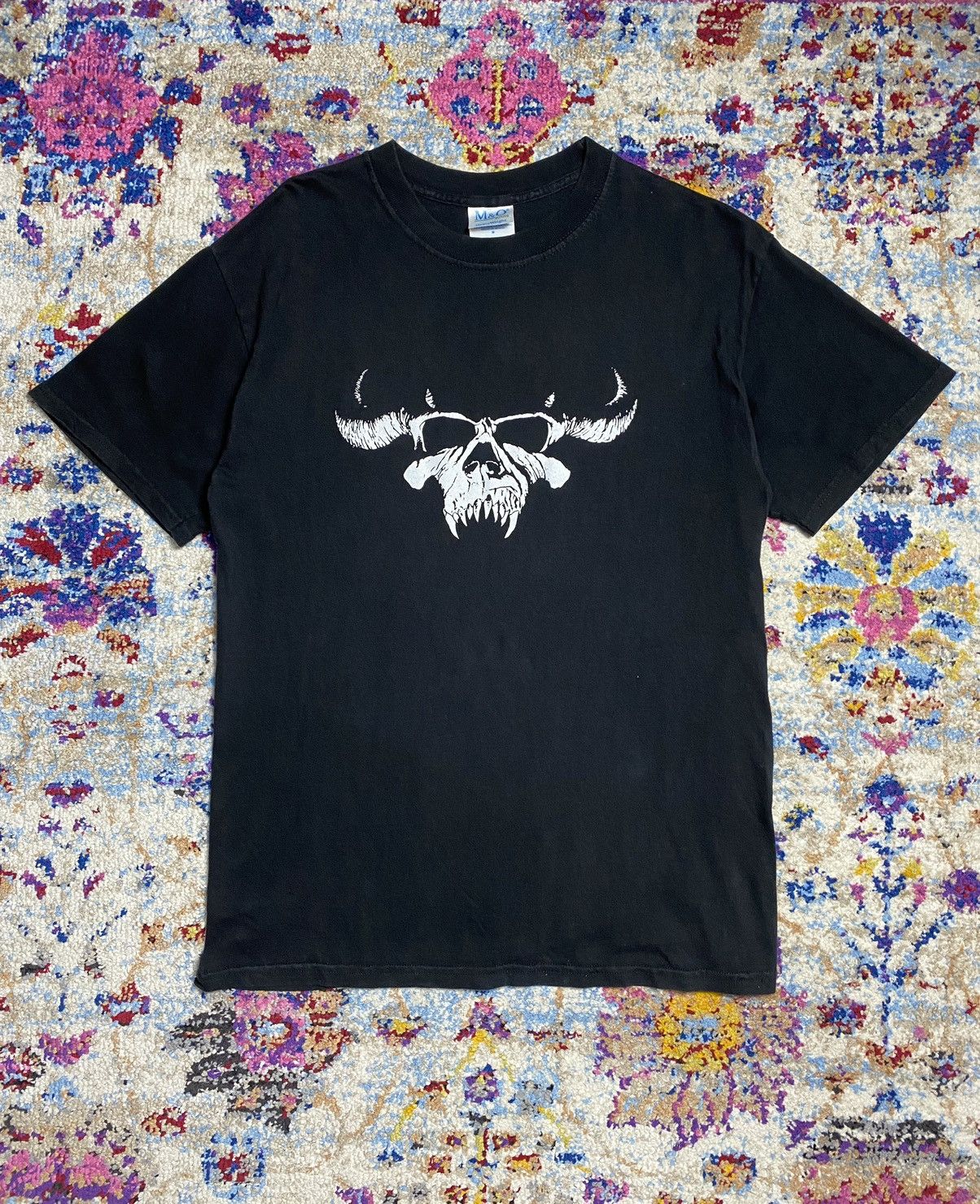 Band Tees 90s Danzig 4 Tour Classic White Skull Logo T Shirt Size US M / EU 48-50 / 2 - 1 Thumbnail