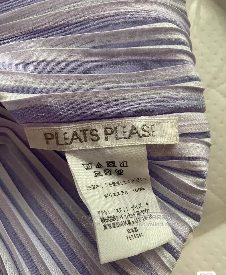 Issey Miyake Issey Miyake Purple Short Sleeve Size XL / US 12-14 / IT 48-50 - 4 Thumbnail