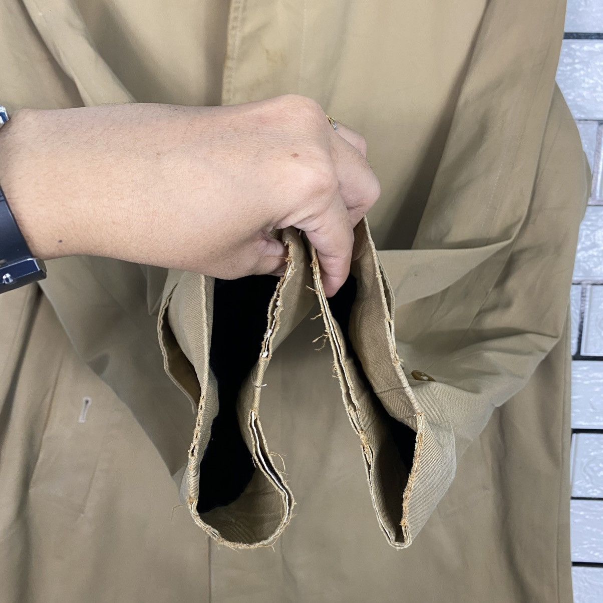 Vintage 🔥VINTAGE FLY LONG JACKET DUNHILL LONDON MADE IN ENGLAND Size US M / EU 48-50 / 2 - 19 Thumbnail