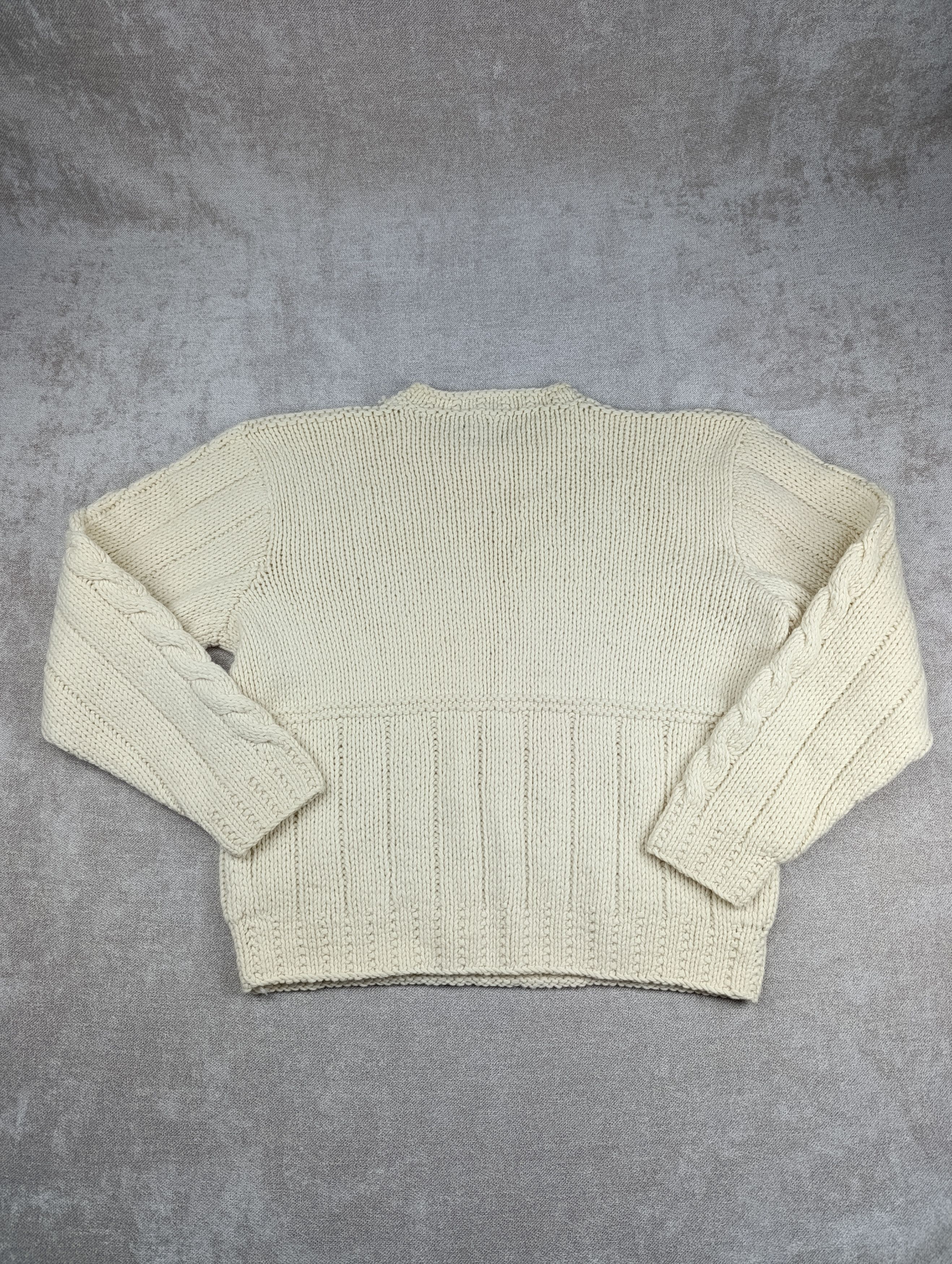 Polo Ralph Lauren VINTAGE POLO RALPH LAUREN HAND KNIT WOOL WOMENS SWEATER Size L / US 10 / IT 46 - 14 Thumbnail