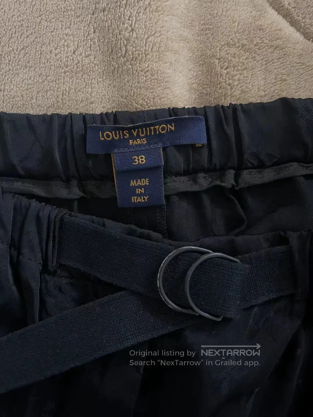 Louis Vuitton lv monogram dark pattern pants. Size US 38 / EU 54 - 3 Thumbnail