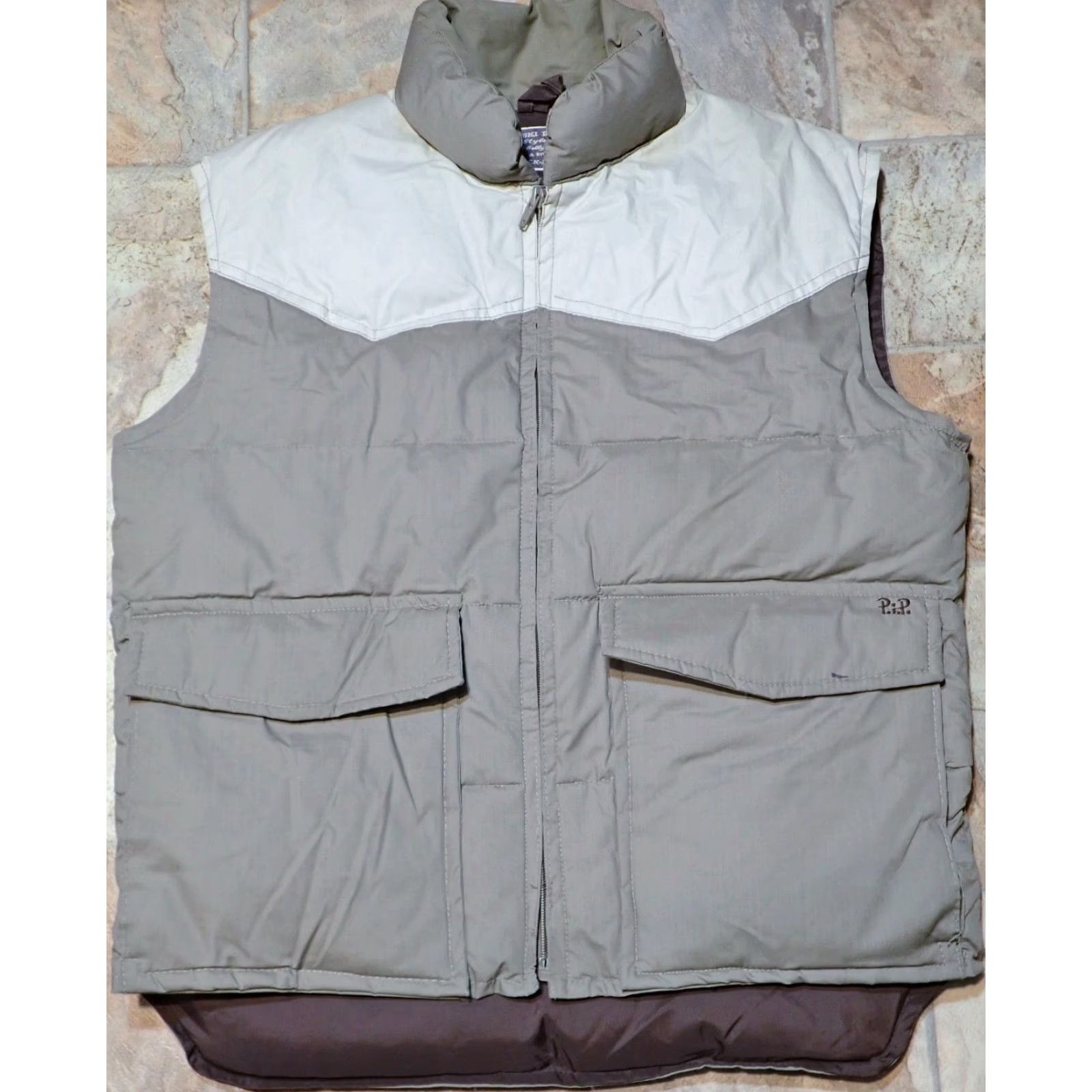 Vintage VINTAGE Ski Daddle Pack-In Vest Vest Mens Small Adult Small Brown Down Puffer Nylon 1980s Ski Retro Camping Hunting 90s Mens Size US S / EU 44-46 / 1 - 3 Thumbnail