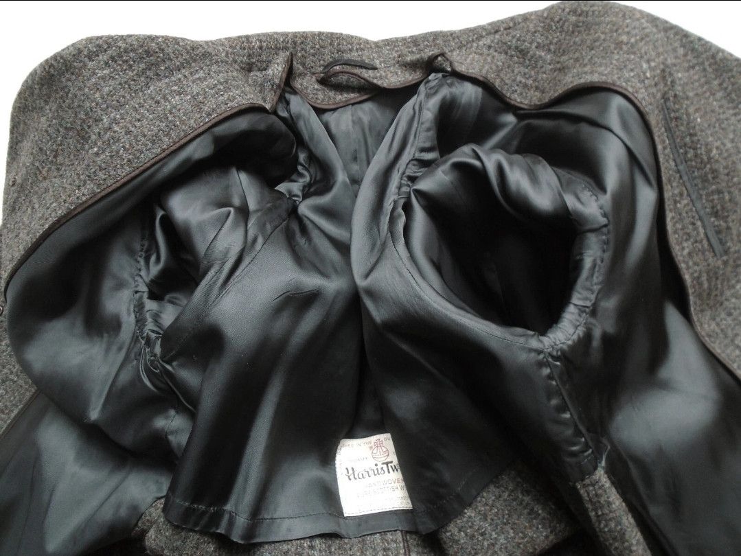 Harris Tweed Harris Tweed Wool overcoat guncheck size 38/40 Size US M / EU 48-50 / 2 - 8 Thumbnail