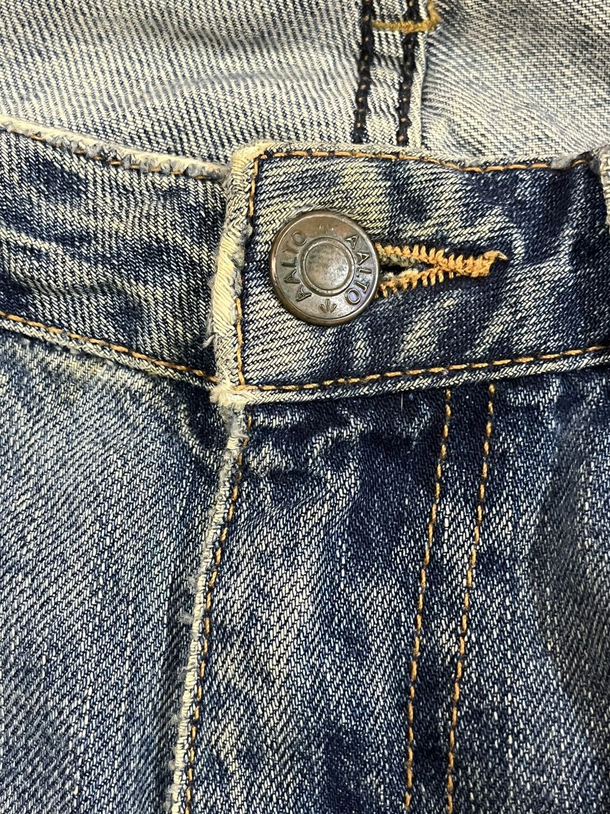 Other Vintage Aalto Selvedge Distressed Denim Size US 31 - 9 Thumbnail