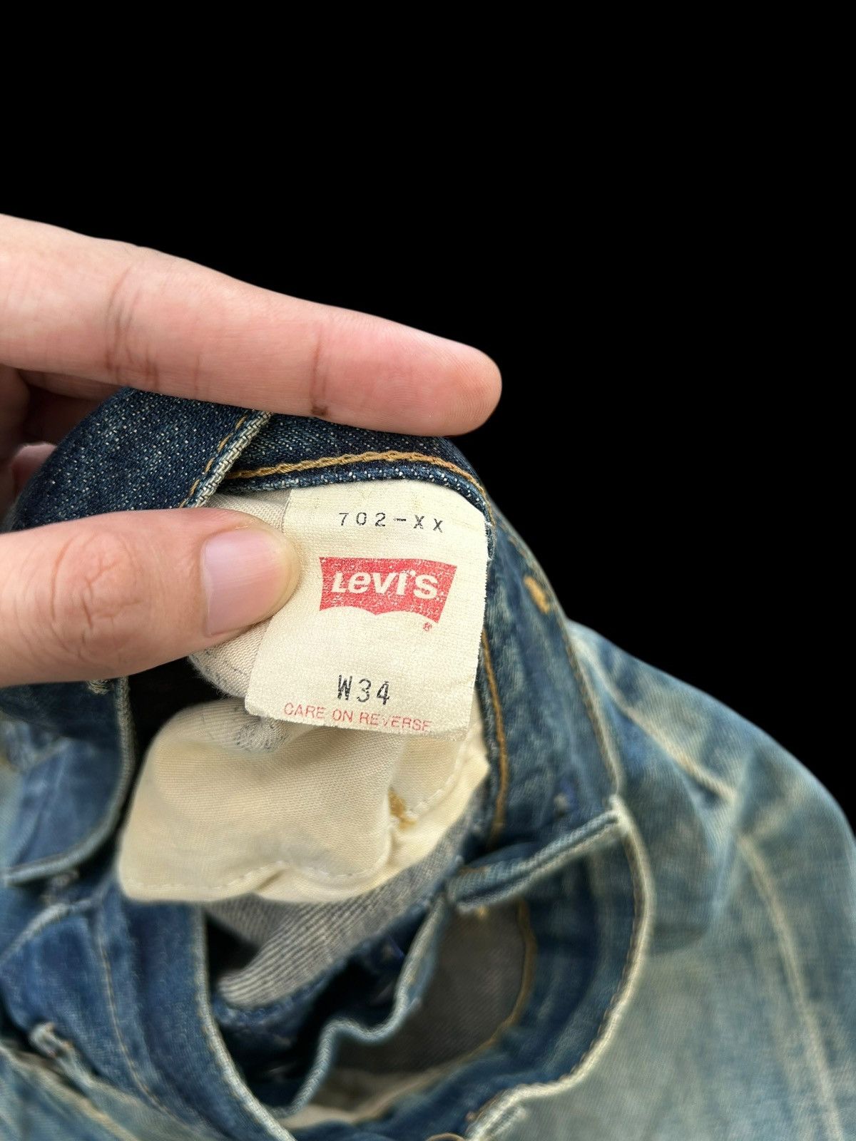 Japanese Brand × Kapital × Vintage Vintage Levis Big E Buckle Back Distressed Short Denim Size US 32 / EU 48 - 10 Thumbnail