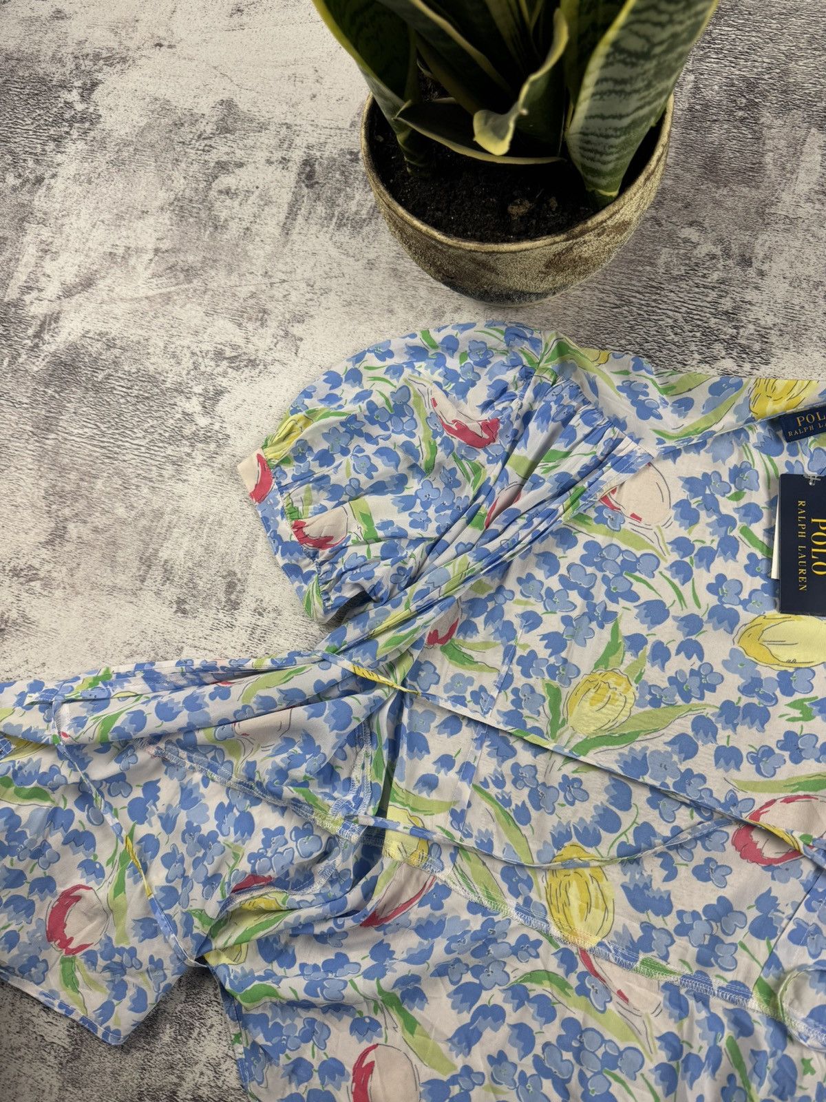 Polo Ralph Lauren NEW Polo Ralph Lauren 2023 Viscose Dress Shirt Blouse Top Size L / US 10 / IT 46 - 10 Thumbnail