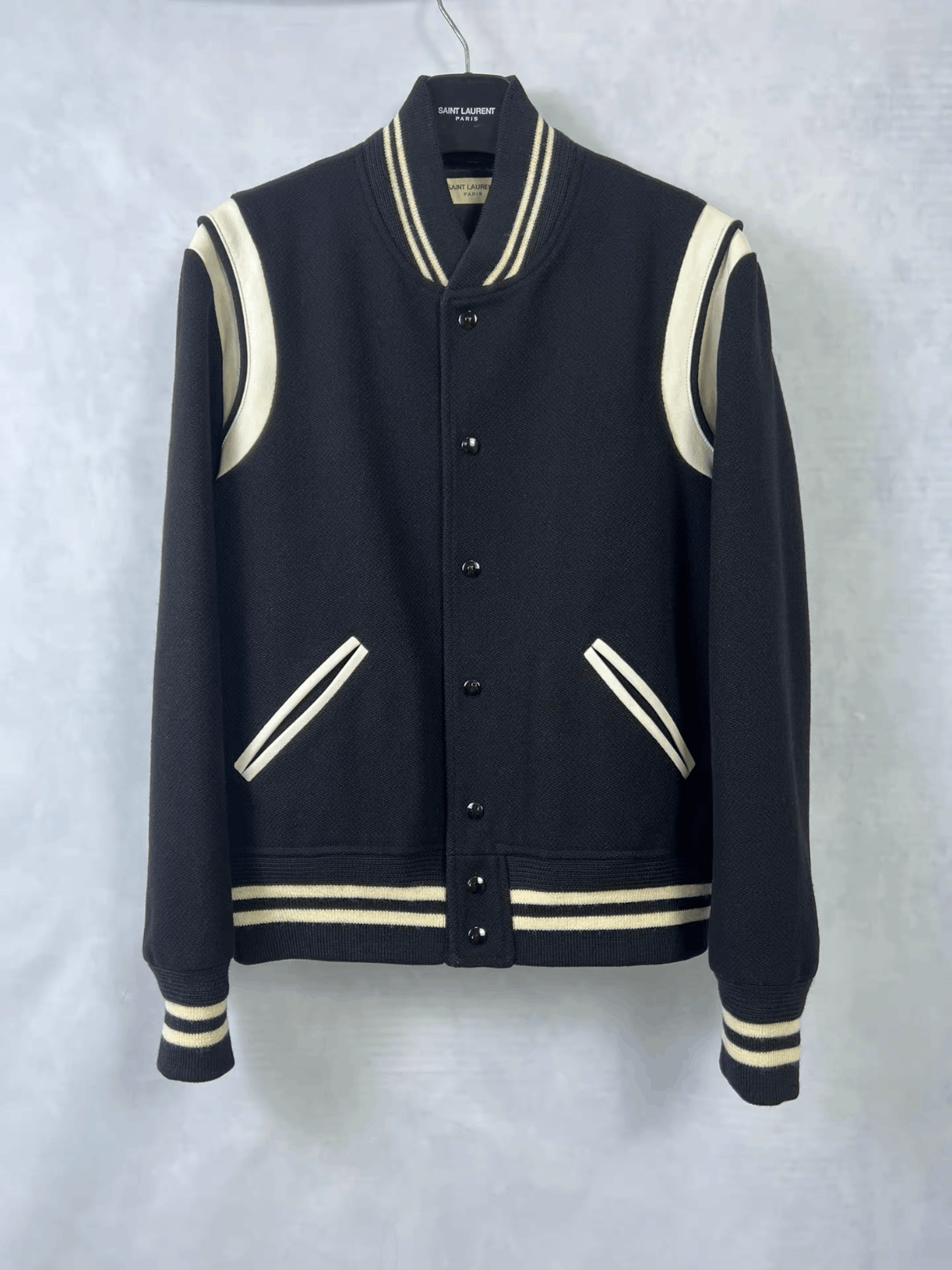 サンローラン　テディジャケット　54 Sz 54 Saint Laurent Paris 13AW Hedi Teddy Jacket