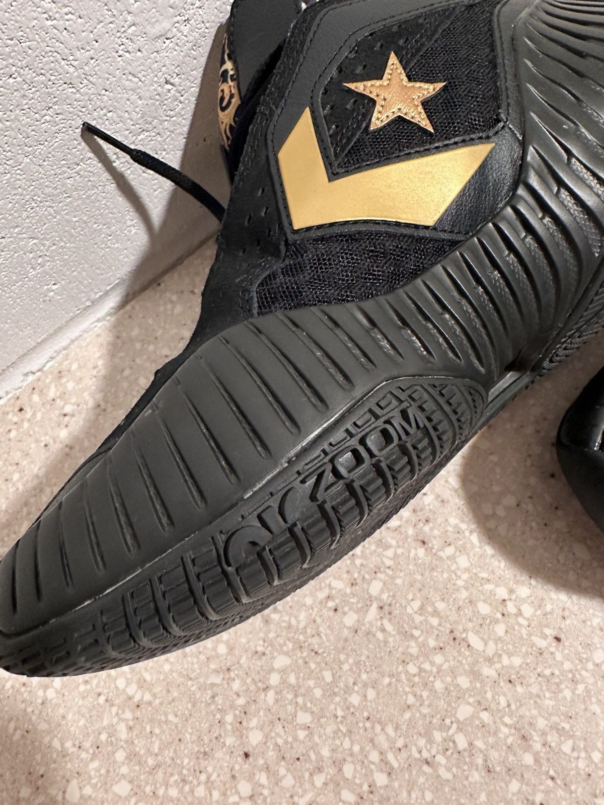 Converse Converse All Star BB Prototype CX Mid Top Black Gold Baroque Size US 10.5 / EU 43-44 - 15 Thumbnail