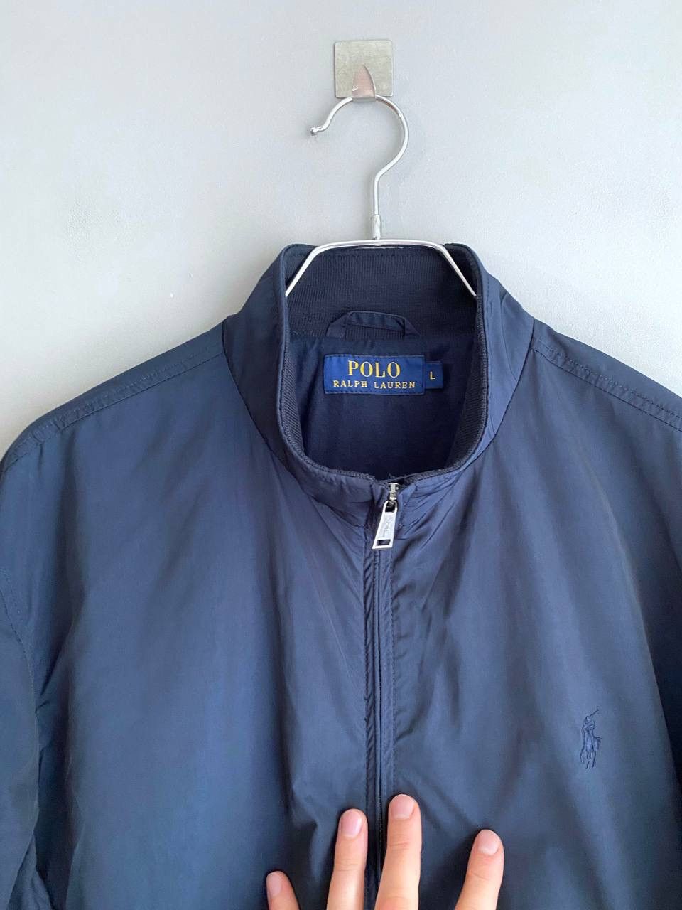 Polo Ralph Lauren Polo Ralph Lauren Dark Blue Nylon Winbreaker Jacket, Size L Size US L / EU 52-54 / 3 - 7 Thumbnail