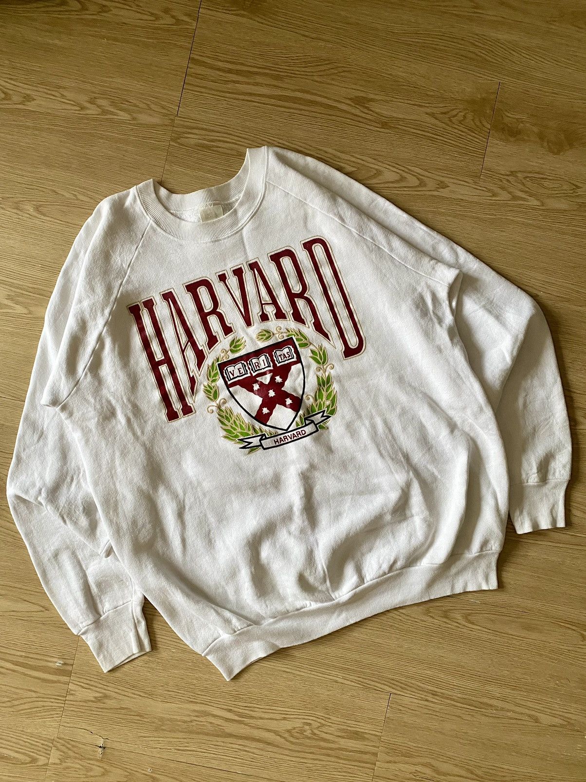 Vintage Vintage Harvard Crewneck Big Logo Size US XL / EU 56 / 4 - 1 Thumbnail