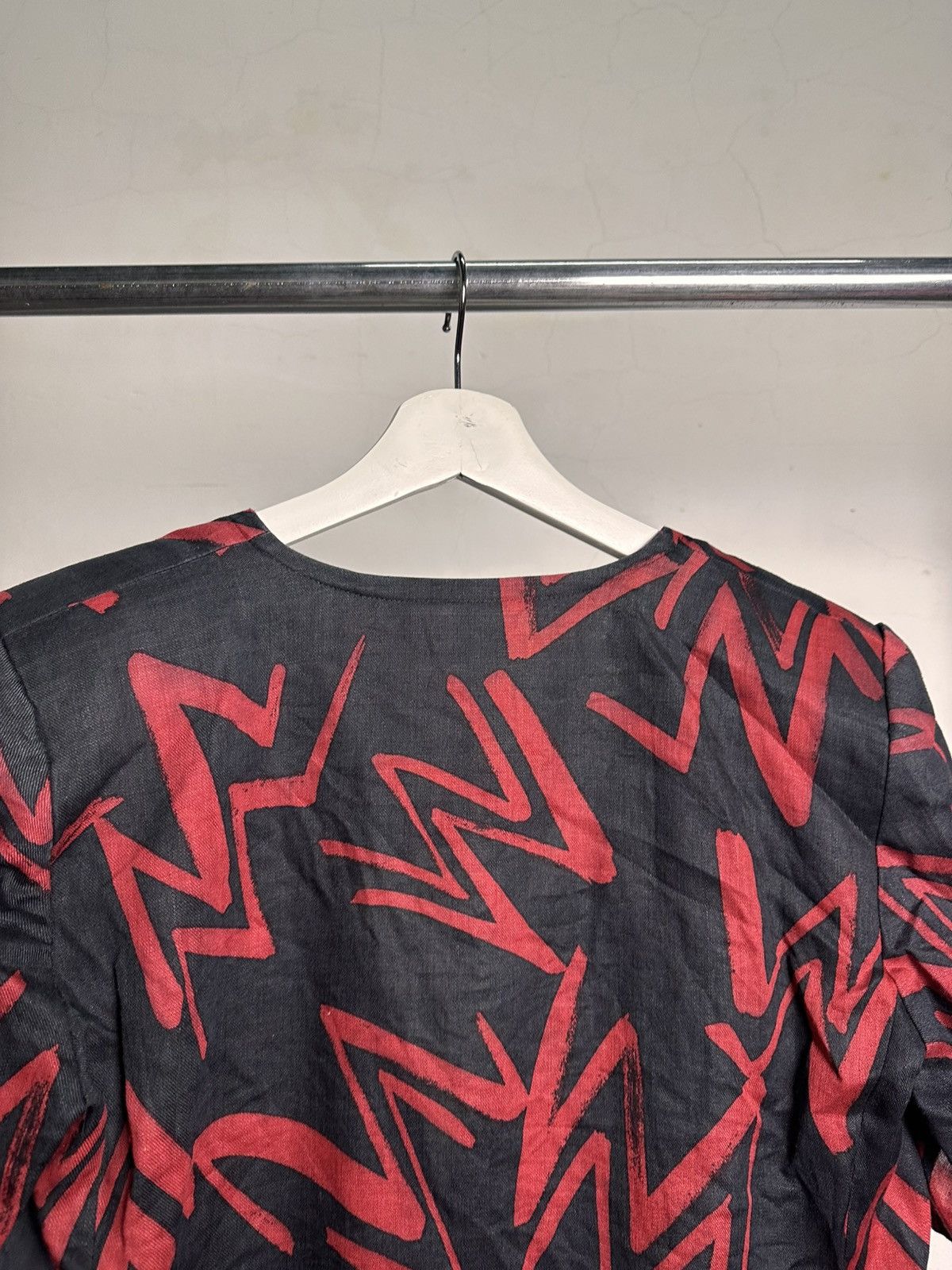Givenchy Givenchy Glamour Lightning Abstract Graphic Cropped Blazer Size M / US 6-8 / IT 42-44 - 11 Thumbnail
