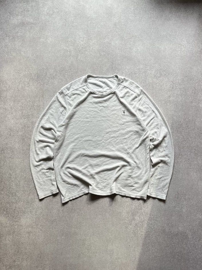 Allsaints × Vintage Vintage Allsaints Waffle Boxy Longsleeve T-shirt L Size US L / EU 52-54 / 3 - 1 Thumbnail