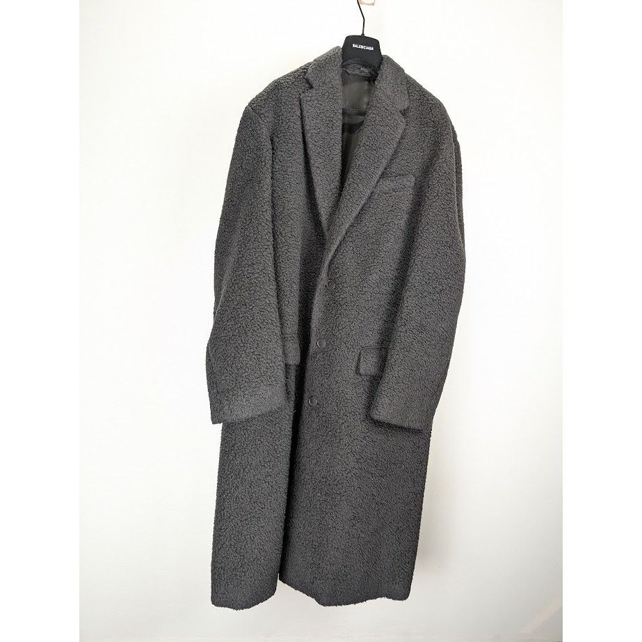 Balenciaga o1rshd1 Boxy Coat Fur in Black Size US S / EU 44-46 / 1 - 1 Thumbnail