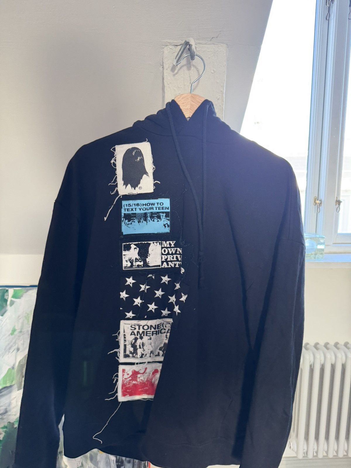 Raf Simons Hoodie stoned America Size US M / EU 48-50 / 2 - 1 Thumbnail