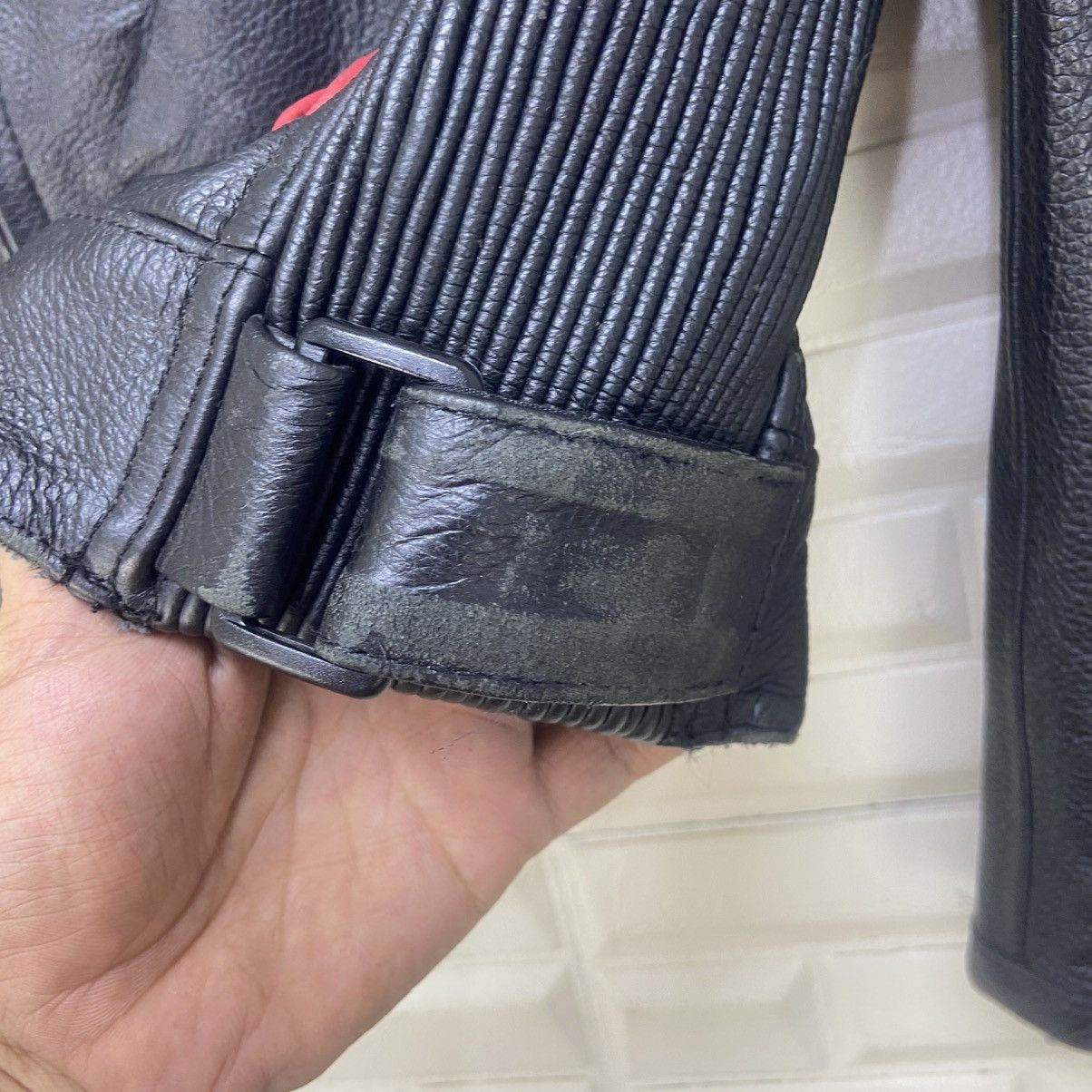 Other Simpson Racing North Carolina U.S.A Leather Biker Jacket Size US S / EU 44-46 / 1 - 12 Thumbnail