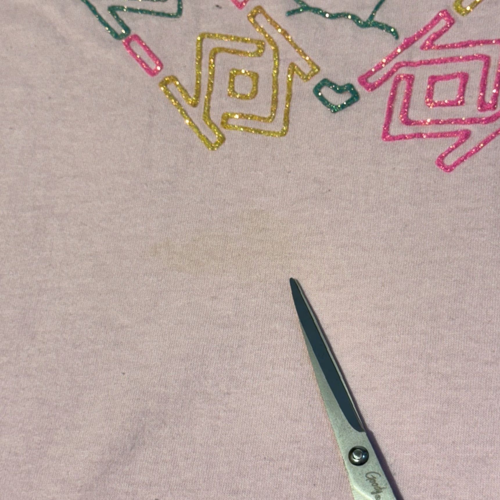 Vintage VINTAGE Oneita Tshirt Southwestern Cactus Glitter Logo Pink Single Stitch M Size M / US 6-8 / IT 42-44 - 3 Thumbnail