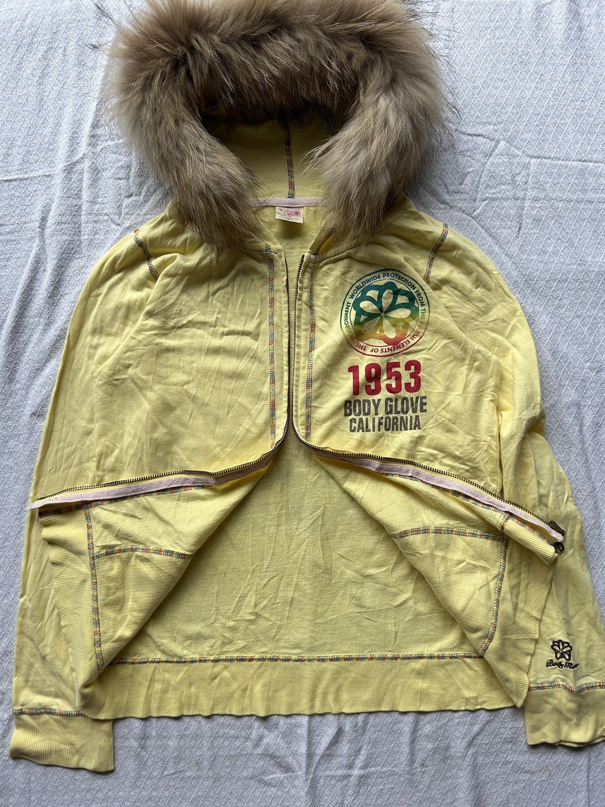 Hysteric Glamour Body glove fur hoodie poem style Ifsixwasnine lgb Size US S / EU 44-46 / 1 - 5 Thumbnail