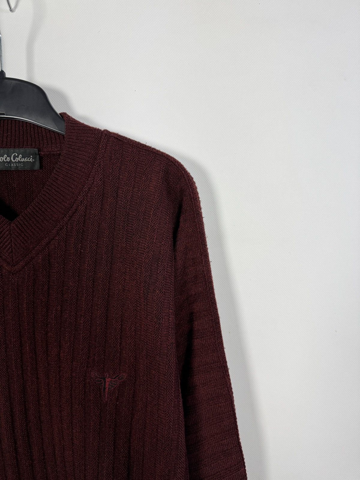 Carlo Colucci Vintage Carlo Colucci Classic Wool Sweater Pullover Size 52 Size US XL / EU 56 / 4 - 2 Thumbnail