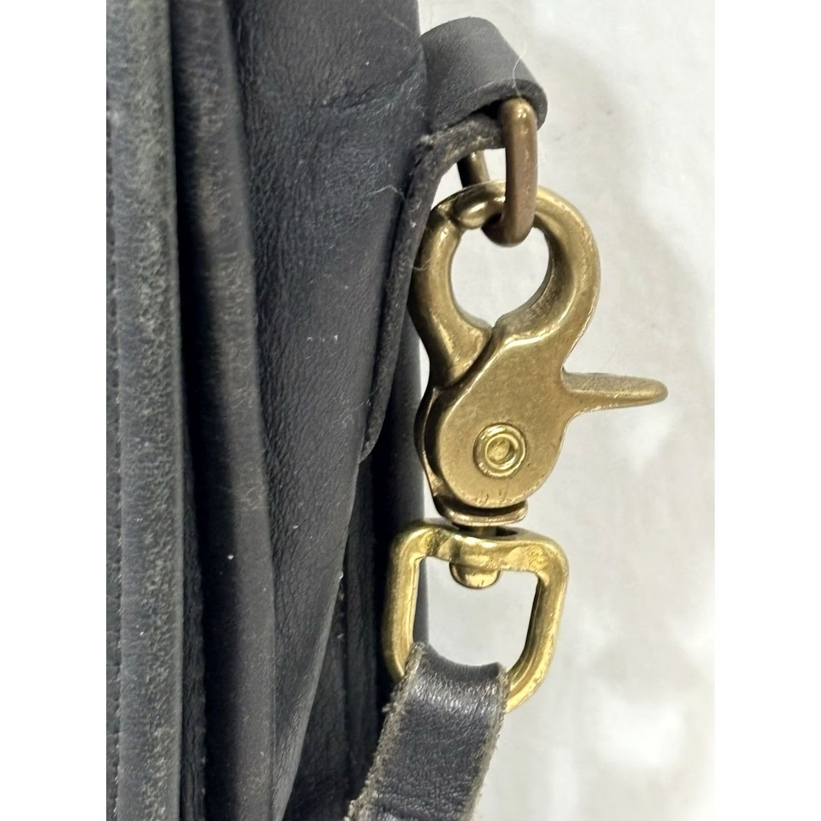 Coach VINTAGE Coach Convertible Clutch 9635 Black Leather Gold Hardware Women Clutch, USA City, Classic, Old Money, Leather, Convertible, Vintage bag, Black Size ONE SIZE - 4 Thumbnail