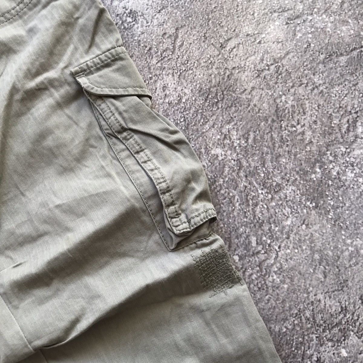 Vintage Vintage 90s Baggy Cargo Pants Distressed Parachute Streetwea Size 30" / US 8 / IT 44 - 4 Thumbnail