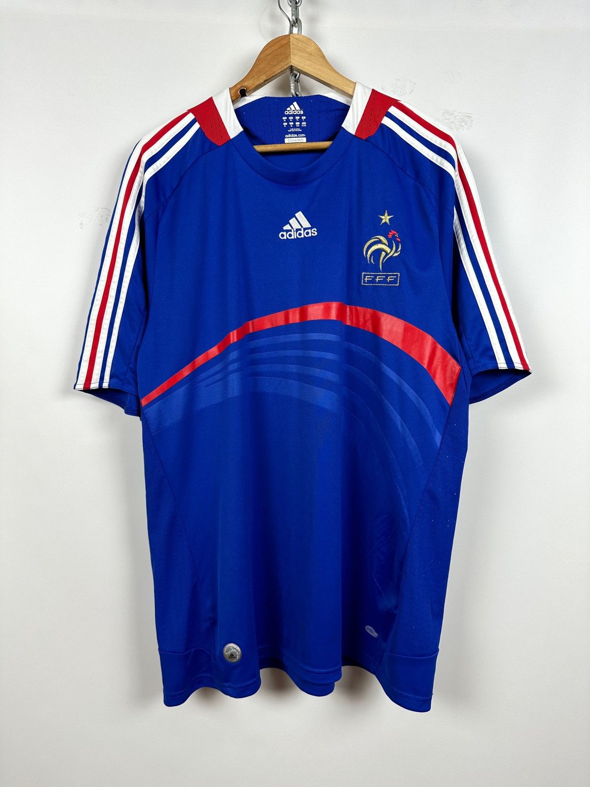 2008 Vintage Adidas France National Team Home Soccer Jersey