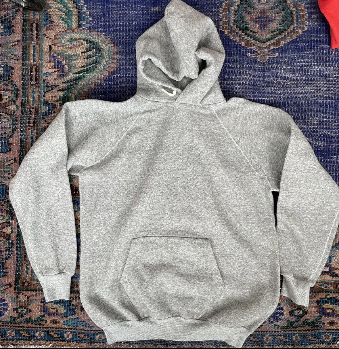 Other Vintage 1980s Tri-blend Hoodie Gray M/L Size US M / EU 48-50 / 2 - 1 Thumbnail