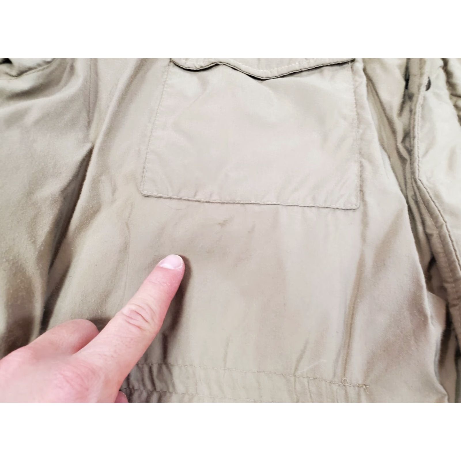 Pendleton VINTAGE Pendleton Jacket Mens XL Beige Wool Lined Coat Field Chore Military Jacket 80s 90s Outdoorsman Pockets Mens Size US XL / EU 56 / 4 - 4 Thumbnail