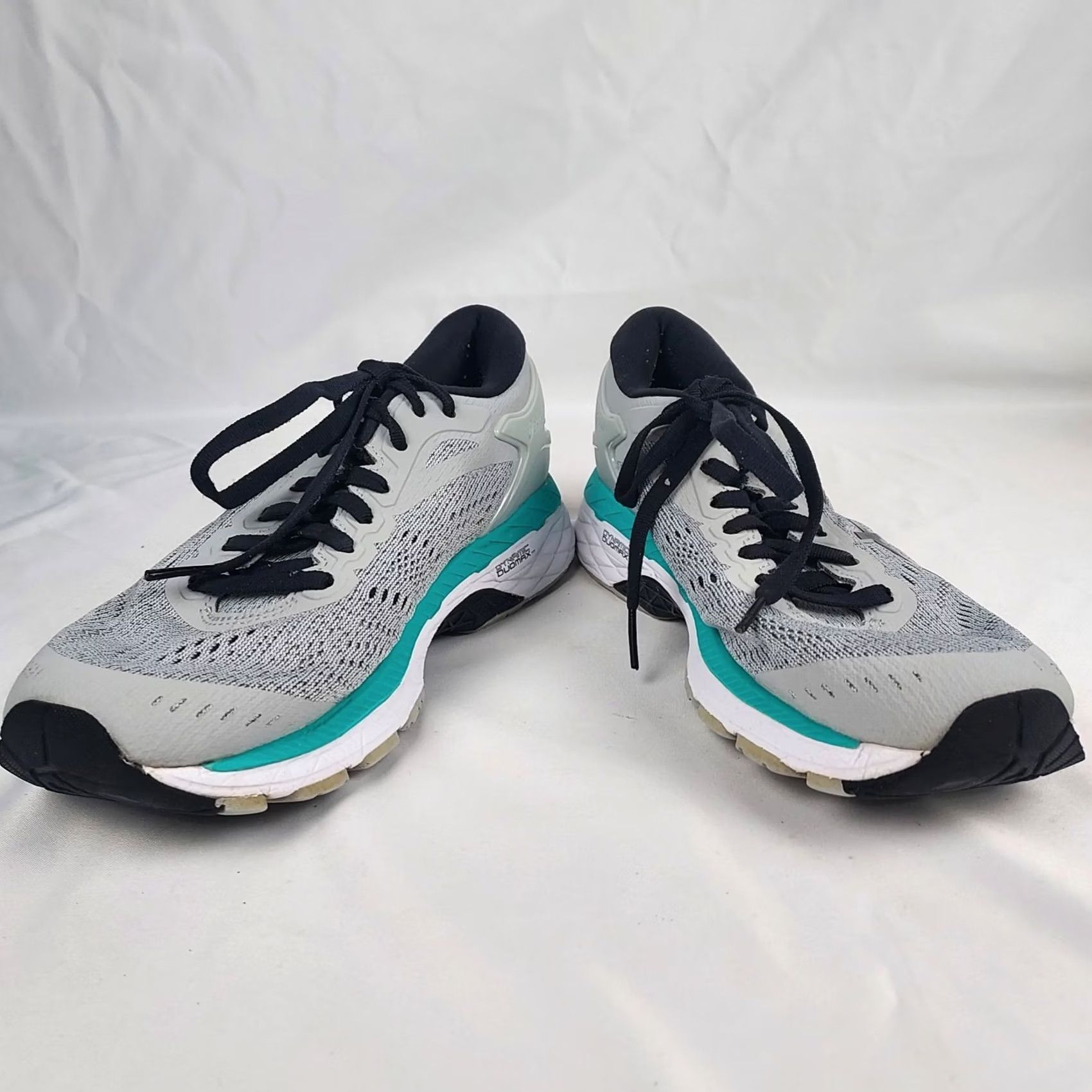 Asics ASICS GEL-Kayano 25 Womens 7.5 Gray Black Teal Stability Sneakers, Nike? Size US 8 / IT 38 - 6 Thumbnail