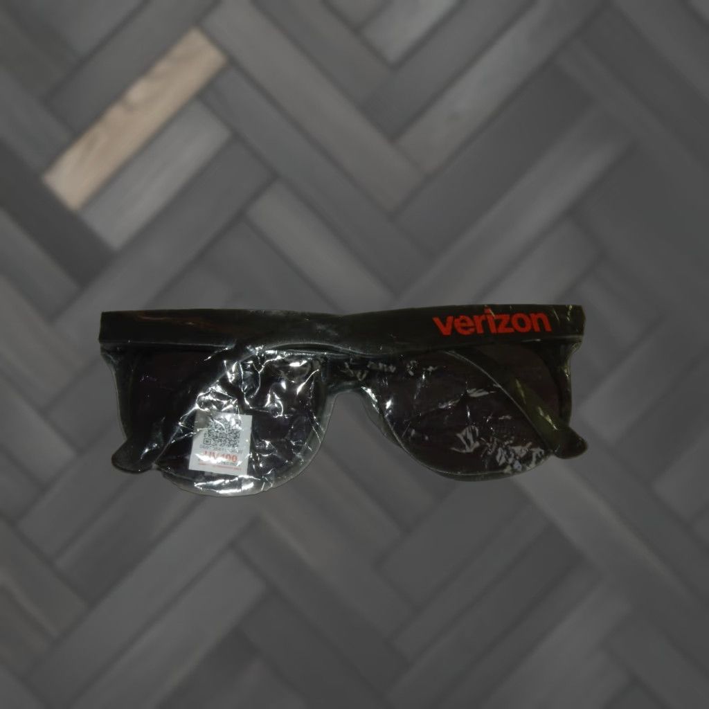 Vintage NEW Sunglasses Verizon Promo Unbranded Black Sunglasses Unisex Adults Size ONE SIZE - 1 Thumbnail
