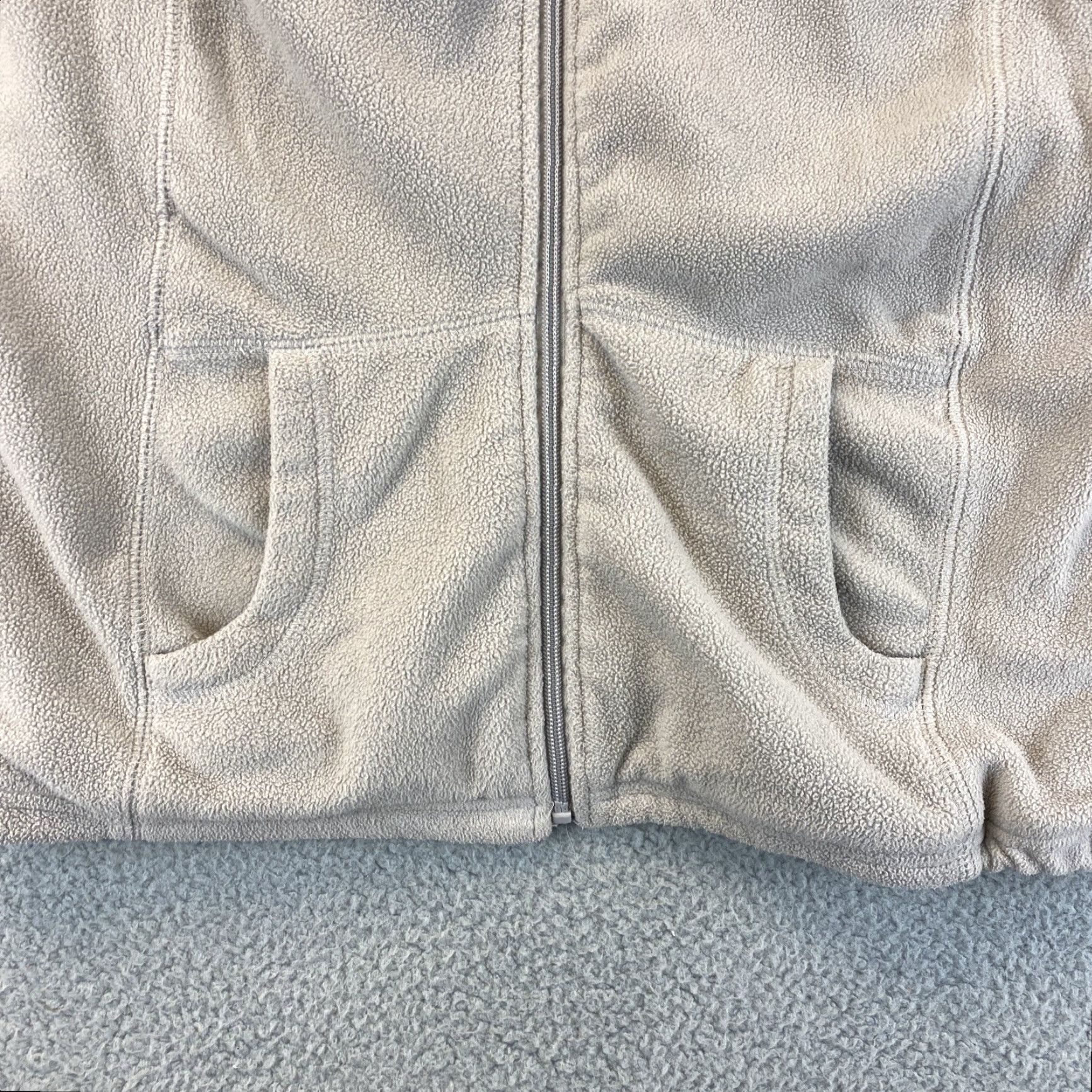 Vintage US Polo Assn. Fleece Lined Zip Hoodie Jacket Gray Size XL. / 63-13. Jersey? No. Size XL / US 12-14 / IT 48-50 - 5 Thumbnail