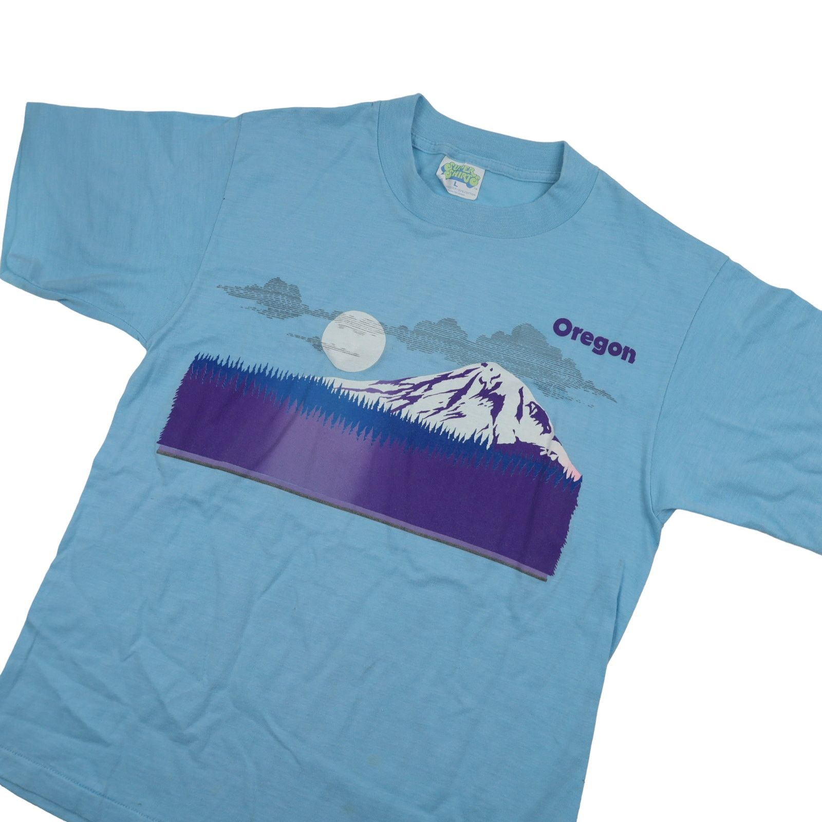 Vintage Vintage 80s Oregon Landscape Graphic T Shirt Size US M / EU 48-50 / 2 - 2 Thumbnail
